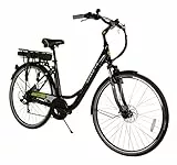 Swifty Routemaster Female, Hybrid Low Step Over Electric Bike Women's, Nero, Taglia Unica