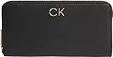 Calvin Klein Re-Lock Portafoglio in Poliestere, Donna, CK Black, Taglia Unica