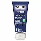 Weleda For Men Doccia Gel Energy, gel doccia con fragranza maschile aromatica con olio essenziale di rosmarino bio, formula con con tensioattivi di origine vegetale( 1X200 ml)