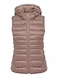 Only Onlnewtahoe Hood Waistcoat Otw Noos, Gilet Donna, Burlwood, S