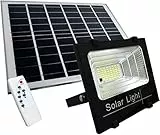 tempo di saldi Faro Led 800W Con Pannello Solare Da Esterno Con Controllo Remoto E Telecomando