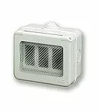 Electraline 80471S Contenitore Stagno, 3 Posti, Grigio