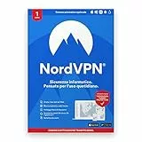 NordVPN Standard - Software di sicurezza informatica e VPN valido 1 anno | Blocca malware, link pericolosi e pubblicità | 1 Anno | Codice d'attivazione via email