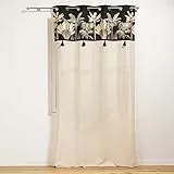 douceur d'Intérieur Morbidezza interna Tenda a occhielli naturale, 140 x 240 cm