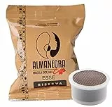 100 Capsule Cialde Almanegra Caffe Compatibili per Esse Essse Caffè Essecaffe Miscela Riserva Arabica