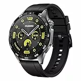 HUAWEI WATCH GT 4 46mm Smartwatch, Batteria fino a 2 settimane, Android e iOS, Analisi calorie, Monitoraggio avanzato della salute 24h, SpO2, GPS, 100+ sport, Versione italiana,Black