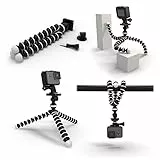 Digicharge 10'' Treppiede Polpo flessibile Supporto Piastra di Sgancio Rapido + Testa della sfera per GoPro Hero12 Hero 12 11 10 Max/DJI OSMO Action 3 / Insta360 One/Akaso Apexcam Action Camera