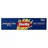 Barilla Pasta Spaghettini N.3, Pasta Lunga di Semola di Grano Duro, I Classici - 1 kg