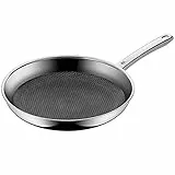 WMF - 1756286411 - Profi Resist, Padella con manico, con rivestimento anti-aderente, in acciaio inox 18/10 Cromargan e acciaio cromato, ø 28 cm