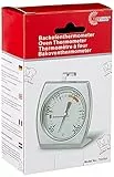 Sunartis T837H - Termometro da forno in acciaio inox, ca. 7 x 8 cm, 1 pezzo