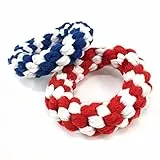 nobrand Giocattoli per Animali Domestici IBHT Intrecciato Cotone Training Rope Mordere Denti Interactive Pulizia mastica Giocattolo, Dimensioni: 10,5 x 3,0 m, Colore Casuale di Consegna 1