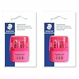 STAEDTLER Temperino Fucsia Fluo (Confezione da 2)
