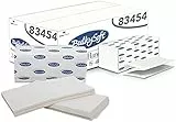 Virsus 3750 Asciugamani monouso piegati a Z con misura 20,5x24cm Asciugamani di Carta per Dispenser piegati a Z microgoffrato Pura cellulosa interfogliati per dispenser