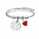 Angelra Braccialetti Donna Bracciale Acciaio Ciondolo con IncisoneSe hai il sole dentro il cuore, il cielo è sempre sereno Regolabile Regali di Ispirazione