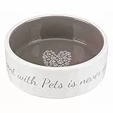 TRIXIE Ciotola in ceramica Pets Home per cani, 300 ml, 12 cm, 1 unità