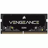 Corsair Vengeance SODIMM 16GB (1x16GB) DDR4 2400MHz CL16 Memoria per Laptop/Notebook (Supporto Processori Intel Core i5 e i7 di Sesta Generazione), Nero