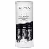 Termix Professionale Pacco Di Cinque Spazzole Termiche Per Capelli Rotonde Con Tubo In Alluminio, Nero, ‎22 x 22 x 22 cm 340 grammi