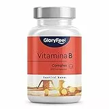 Vitamina B Complex, Integratore Vitamine B con Vitamina B1, B2, B3, B5, B6, B7, B9 e B12, con Biotina, Acido Folico e Vitamina B12, 200 Compresse, Vit B Alto Dosaggio