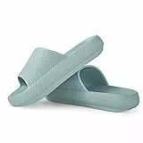 DIYANG 2020 ultima tecnologia-Super morbide pantofole casa NUOVO, spessa suola pantofole casa indoor coppia bagno morbido fondo antiscivolo deodorante silenzioso 37-38size bluegray