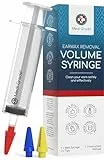 Kit Pulisci Orecchie – Pulizia Orecchie e Rimozione Cerume by Medi Grade – Kit per Pulire Orecchie con Siringa Orecchie da 60 ml con 3 Punte Quad-Stream
