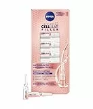 NIVEA CELLULAR FILLER Anti Gravità + Ricompattante Ampolle Effetto Lifting Siero viso x 7 x 8,40ml, Siero viso antirughe in fiale, Siero viso Acido Ialuronico ed Elastina