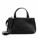 Calvin Klein Set Mini Tote, Borsa Donna, CK Nero, One Size