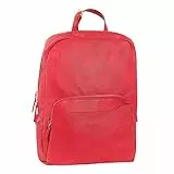 Comix U, Glamour - Zaino Porta Pc Ideale come Zaino Università, Scuola e Lavoro, con Vano Organizzato, Chiusura Zip e Manico - Zainetto con Tasca Frontale a Zip per Regali Natale 28x39Hx14 cm, Cherry