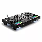 Hercules DJControl Inpulse 500 Controller DJ USB a doppio banco per Serato DJ Lite e DJUCED (inclusi) — interfaccia audio integrata, 16 pad RGB retroilluminati