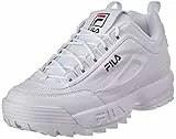 Fila DISRUPTOR, Sneaker, Uomo, Bianco (White), 41 EU