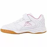 Kappa Damba K Unisex Kids Scarpe per jogging su strada Unisex - Bambini e ragazzi, Bianco (White/Rosé), 35 EU