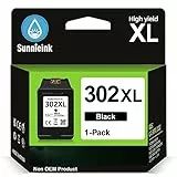302 cartucce di inchiostro nero, 302 cartucce di ricambio per inchiostro HP 302, stampante 302 per Envy 4527 4520 4523 4524 OfficeJet 3832 4650 3831 3835 3830 5230 DeskJet 3630 3637