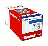fischer 670065 Viti per Legno, Blu passivato