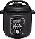 Instant Pot Pro 10 in 1 Electric Multi Cooker 1200W 7.6L - Pressure Cooker, Slow Cooker, Rice Cooker, Steamer, Sauté Pan, Steriliser, Yoghurt Maker, Sous Vide Device - Black Stainless Steel