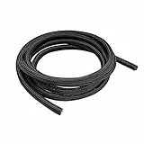 Amazon Basics Tubo raccoglicavi facile da tagliare, organizer per la gestione dei cavi, 3 m, colore: nero