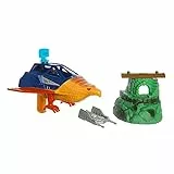 Masters of the Universe Origins - Viecolo Talon Fighter e avamposto Point Dread, set da combattimento con jet da supereroe, bunker e accessori, giocattolo per bambini, 6+ anni, HKM63