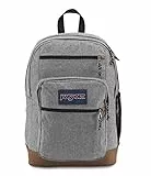 JanSport Zaino, con custodia per laptop da 15', con scritta Letterman, grande zaino per computer con 2 scomparti, cinghie ergonomiche, borsa per uomo e donna