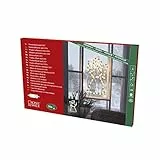 Konstsmide - Luci natalizie per finestre, per interni (IP20), 230 V/50 LED, colore bianco caldo, sostituibili, 2173-010EE