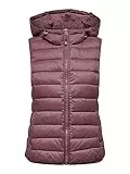 Only Onlnewtahoe Hood Waistcoat Otw Noos, Gilet Donna, Marrone Rosa, XL