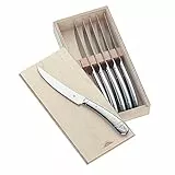 WMF Coltelli Bistecca Acciaio Inox 6 Persone, Inossidabile, Silver, 6 Pezzi