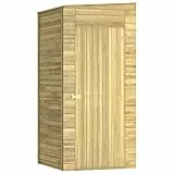 vidaXL Capanno da Giardino 100x110x218 cm in Legno di Pino Impregnato