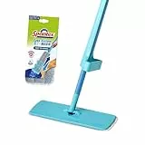Spontex - Easy Max+ - Lavapavimenti - Mop piatto in microfibra con sistema di strizzatura integrato - Pulisce pavimenti in laminato, legno e piastrelle