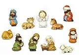 Paben Noel Set Presepe 11 Soggetti con Calamita Magnete in Resina cm. 5,3
