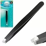 Serinina® Pinzetta Sopracciglia Professionale - con punte di Precisione 2.0 - Pinzette Professionali in Acciaio Inossidabile con Astuccio di Custodia, per Uomini e Donne - per tirare meglio i peli