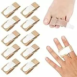10 Pezzi Raddrizzatore per dita a Martello Raddrizza Dita Piedi Separatore Dita Piede Tutore Dita Piedi Dito a Martello Piede Correttore per Correggere le Dita a Martello Dita Rotte dita Sovrapposte