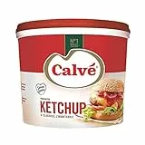 Ketchup Calve' Tomato Ketchup Secchiello da 5,5 kg Food Service Ristorazione