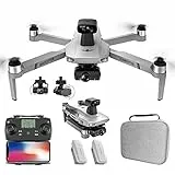 X-Verse KF102 MAX Drone con Telecamera 4K HD, Laser a 360° per Evitare Ostacoli, Gimbal a 2 Assi, GPS WiFi FPV Trasmissione Droni Quadcopter con Motore Brushless, 30Minuti Di Volo (2 Batterie)