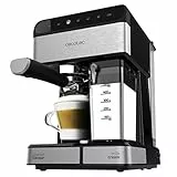 Cecotec Power Instant-ccino 20 Touch Libera installazione Macchina da caffè combi Nero, Acciaio inossidabile 1,4 L 2 tazze Semi-automatica