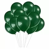 100 Palloncini Verdi Scuro，Yizhet Premium da 12 Pollici, Palloncini Elio, Palloncini Compleanno, Palloncini Matrimonio per Decorazioni Compleanno, Decorazioni Matrimonio, Decorazioni Feste