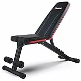 PASYOU Panca Palestra Multifunzione, 7 in 1 Panca Pesi Regolabile,Panca Addominali, Panca Piana Pieghevole Fitness Adatto per Casa e Palestra, 230Kg Capacità di Peso