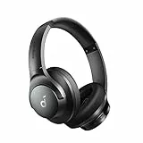 soundcore by Anker Q20i - Cuffie wireless Bluetooth over-ear con cancellazione ibrida attiva del rumore, 40 ore di riproduzione in modalità ANC, audio Hi-Re, bassi profondi, personalizzazione tramite